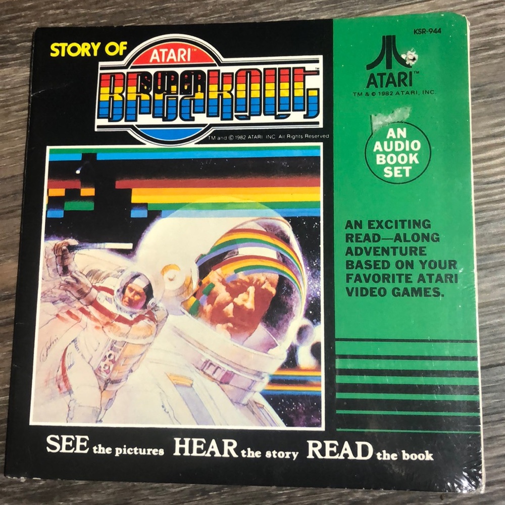 Vintage Atari Record & Read along book NEW